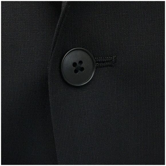 JOHN VARVATOS Mens Blazer Sport Coat Casual Jacket Size 40R Black Wool Suit - Picture 3 of 12